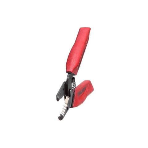 Compact Wire Stripper And Cutter For 8-16 AWG Stranded Wires, lightweight, red bi-layer handle, precision ground edges