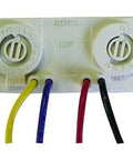 Space Saving Addressable Mini Monitor Module For No Fuss Fire Alarm Monitoring On Class B Style Circuits Featuring A Compact Package And Plug And Play Wiring, showing wiring terminals.