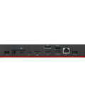Thunderbolt 4 Docking Station With 100W Charging, 4K 8K Display Support, HDMI USB-C Ports, showing various connection ports.