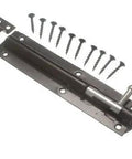 Heavy Duty Tower Bolts Slide Gates And Sheds With Smooth Glide Action That Slides Like Butter Solid Security Latch Durable black japanned steel bolt with screws for installation.