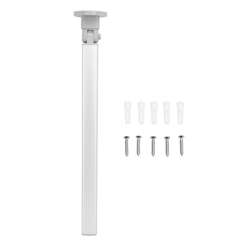 555mm Folding Table Leg Detachable Aluminum Alloy Beefy Heavy Duty Silver Space Saving Leg with screws and anchors