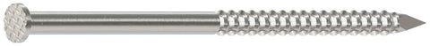 Knockout Ring Shank Siding Nails, 2 Inch By 13 Gauge Full Round Head Diamond Point Type 316 Stainless Steel Fasteners, Pack Of 245, Built Like A Tank For Heavy Duty Exterior Builds