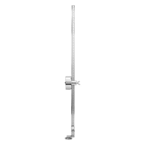 Heavy Duty Stainless Steel Welding Torch Compass Roller Guide With Built-In Scale For Cutting Gauge measures 50cm length
