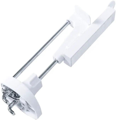 Two Pack Magnetic Security Key For Slatwall And Peg Hook Displays, Anti Theft Magnet Key In White Plastic Housing With Four Strong Magnets