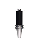 Rock Solid Cnc Milling Tool Holder With Badass Precision Shock Absorbing Design Easy Install Stainless Steel Body close-up view.