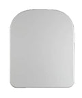 Heavy Duty Square Toilet Seat Boasting Dead Quiet Soft Close Hinges And Ridiculously Simple Quick Release Hardware Painted In Crisp White Durable Duroplast For Standard Bathrooms top view.