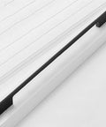 Five Pack Solid Black Long Cabinet Handles Five Point Eight Three Inch Drawer Pulls For Kitchen Cabinets Dressers And Furniture Renovation