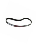 Heavy Duty Washing Machine Drive Belt WH01X24697 Replacement For GE Agitator Motor Pulley System, black synthetic material.