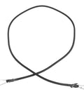 Four Pack Elastic Luggage Straps With Carabiner Hooks Black Polyester Tie Down Straps For Camping, RV, Motorcycle Gear, Tarp, And More
