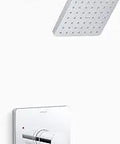 Parallel Rite-Temp Shower Trim with Single-Handle Valve, Pressure-Balancing Diaphragm, Anti-Scald Temperature Control, 1.75 GPM