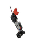 Straight Drop In Drill Switch Assembly For Porter Cable PCC620B PCC620LB Trigger Kit No Hassle Top Notch Power Tool Replacement Legit 9057836406 visible from side angle, showing wiring and button.