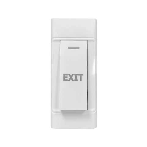 Smart Home Access Control System With Remote 600lbs Magnetic Door Lock Kit featuring a white exit push button switch