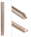 Captain Approved 16 Inch Tan Aluminum Boat Offset Piano Hinge Heavy-Duty Marine Rigging Gear Built Tough To Handle Saltwater.