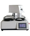 Automatic Metallographic Grinder Polisher Benchtop Machine For Pro Grade Specimen Prep Heavy Duty Lab Equipment with dual platens.
