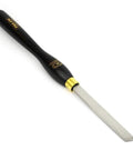 Top Tier 3/4 Inch Powder Metallurgy Skew Chisel For Fine Woodworking Featuring A Sturdy Black Ash Handle With A Solid Brass Ferrule