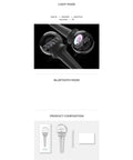 Official AESPA Light Stick For Kpop Fans, Durable LED Concert Baton With 94x94x257 Mm Build, Light Mode Display