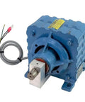 High Precision Magnetic Particle Clutch Foot Mounted 0.17 Amp 90 VDC Clutch Brake for durable industrial use, blue