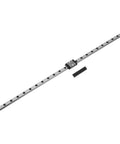 450mm Linear Sliding Rail Guide With MGN9C Carriage Block And Mini Guide for CNC and 3D printers, shown flat on white background
