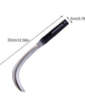 Two Pack Manganese Weeding Sickle Tool Set Durable Handheld Cutter For Efficient Harvesting And Gardening With Comfortable Non Slip Grip