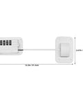 Two Pack Refrigerator Locks With Four Digit Code No Drill Install Child Proof Cabinet And Fridge Lock dimensions shown in image