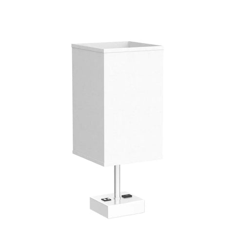 Touch Control Bedside Lamp With Dope 3 Way Dimmable Lighting USB Ports And AC Outlet Modern Nightstand Lamp