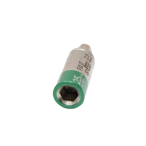 Small Torque Limiter For Gun Maintenance And Field Hunting Precision Screwdriver Attachment With Audible Click visible tip with green band