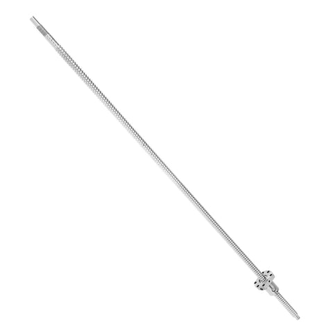 Beefy 700mm SFU1204 rolling ball screw with ball nut anti-backlash septum tool for heavy machinery and robotics, rugged performance