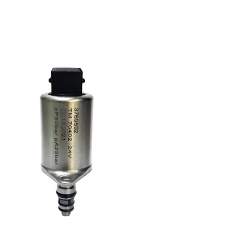 Heavy Duty 24V Solenoid Valve With 2M Plug Compatible With TM70402 Proportional Valve, durable hydraulic component for excavators.