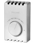 Electric Baseboard Heat Thermostat 2 Pack T410A1013 Line Voltage Wall Mount Two Wire Or Four Wire Compatible with knob control