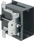 1-Gang Adjustable Outlet Mount Box Kit, 25-Pack For New Construction, Removable And Adjustable After Wall Install, NEC Compliant