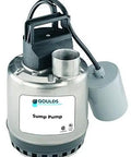 Kickass 3/4 HP 115 Volt Submersible Sump Pump To Handle 3/8 Inch Solids And Fight Basement Flooding With Heavy Duty Piggyback Wide Angle Float Switch.