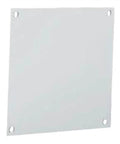 Rugged Pro Grade Medium Sub Panel For N1C And RHC Enclosures, N1P2024 14 Gauge Steel With White Smooth Finish, Non Flanged, Mounting Holes