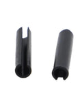 Heavy Duty Slotted Spring Pins Set In Steel Straight Elastic Dowel Cotter Pins For Vibration Resistance close-up