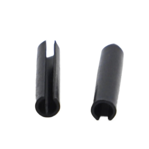 Heavy Duty Slotted Spring Pins Set In Steel Straight Elastic Dowel Cotter Pins For Vibration Resistance close-up