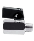 1/2 NPT Brass Mini Ball Valve Female To Male Shut Off Valve Chrome Plated With Double Seal For Bidirectional Flow Water Saving Inline Shutoff Valve Pack Of 2