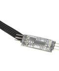 Four Wheel Steering 4WS Control Board And Servo Cable Upgrade Kit for 1 24 SCX24 1 10 DVC10 1 18 TX4M Black close-up