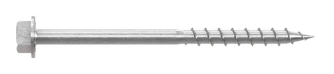 Top Shelf Sd Connector Screws Nine By Two Point Five Inch Stainless Steel Hex Head Fasteners for structural framing.