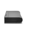 Heavy Duty Thunderbolt 3 And Usb C Docking Station Delivers Crisp Dual 4K Video And 100W Fast Charge Blazing Data Sync Built Solid For Windows And Mac Daily Hustlers, side view showcasing sleek design.