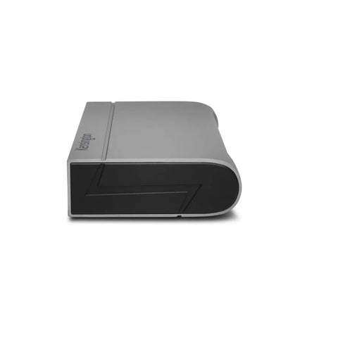 Heavy Duty Thunderbolt 3 And Usb C Docking Station Delivers Crisp Dual 4K Video And 100W Fast Charge Blazing Data Sync Built Solid For Windows And Mac Daily Hustlers, side view showcasing sleek design.