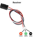 Receiver component of the 5 Piece Infrared Break Beam Sensor Kit With 5mm Emitter And Cable Options For 30cm, 50cm And 100cm