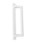 Ten Inch Exterior Sliding Glass Door Handle Replacement for Patio Doors White Finish Durable Diecast Construction Ideal for Exterior