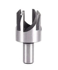 Top Shelf Eight Piece Wood Plug Cutter Set with Straight And Tapered Chamfer Drill Bits, high carbon steel plug cutter for joinery.