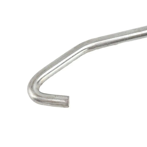 Close-up of metal hook part of Beefy J Hook Toggle Clamp With Quick Draw Latch Action Rock Solid 375Lb Holding Capacity Straight Pull Lock.