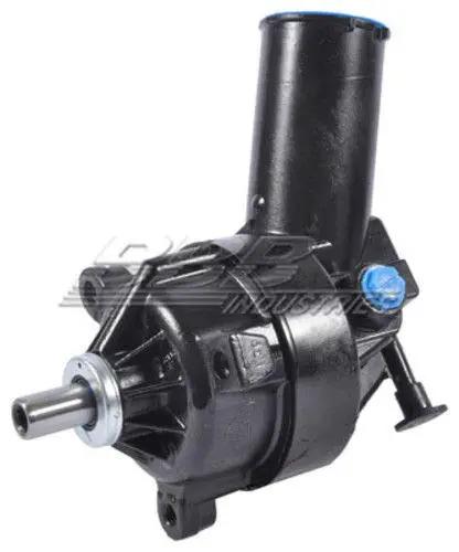 Remanufactured Power Steering Pump With Built In Reservoir Plug And Play Direct Swap Heavy Duty Unit side view detail