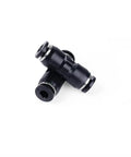 PTFE Tube Connector Pneumatic 1.75mm Filament Splitter For FlashForge AD5M And 5M Pro 3D Printer Parts 10 Pack Easy Install Replacement Durable And Reliable Fits 1.75mm Filament Systems Plug And Play, black pneumatic fitting