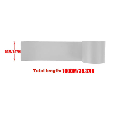 Inflatable Patch Repair Kit With Waterproof Tape And Heavy Duty Adhesive Seal Technology rolled tape dimensions shown