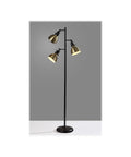 Alden Tree Lamp With Antique Bronze Finish And Brass Accents For That Old School Vibe Adjustable Shades On Decorative Joints Easy