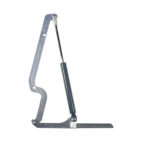 Heavy Duty Lid Piston And Shock Hinge Support Gas Strut For Large Outdoor Deck Box Sop Replacement Part shown in detailed view.