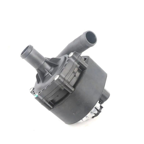 Straight Up Slick Electric Auxiliary Water Pump 6007367-00E for Tesla Model S 85D, 12V, black plastic design, cooling circulation component.