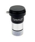 2X Barlow Lens For Telescopes And DSLR Cams, 1.25 Inch Metal Body With Fully Multicoated Optics, M42 Thread Camera Connect Interface